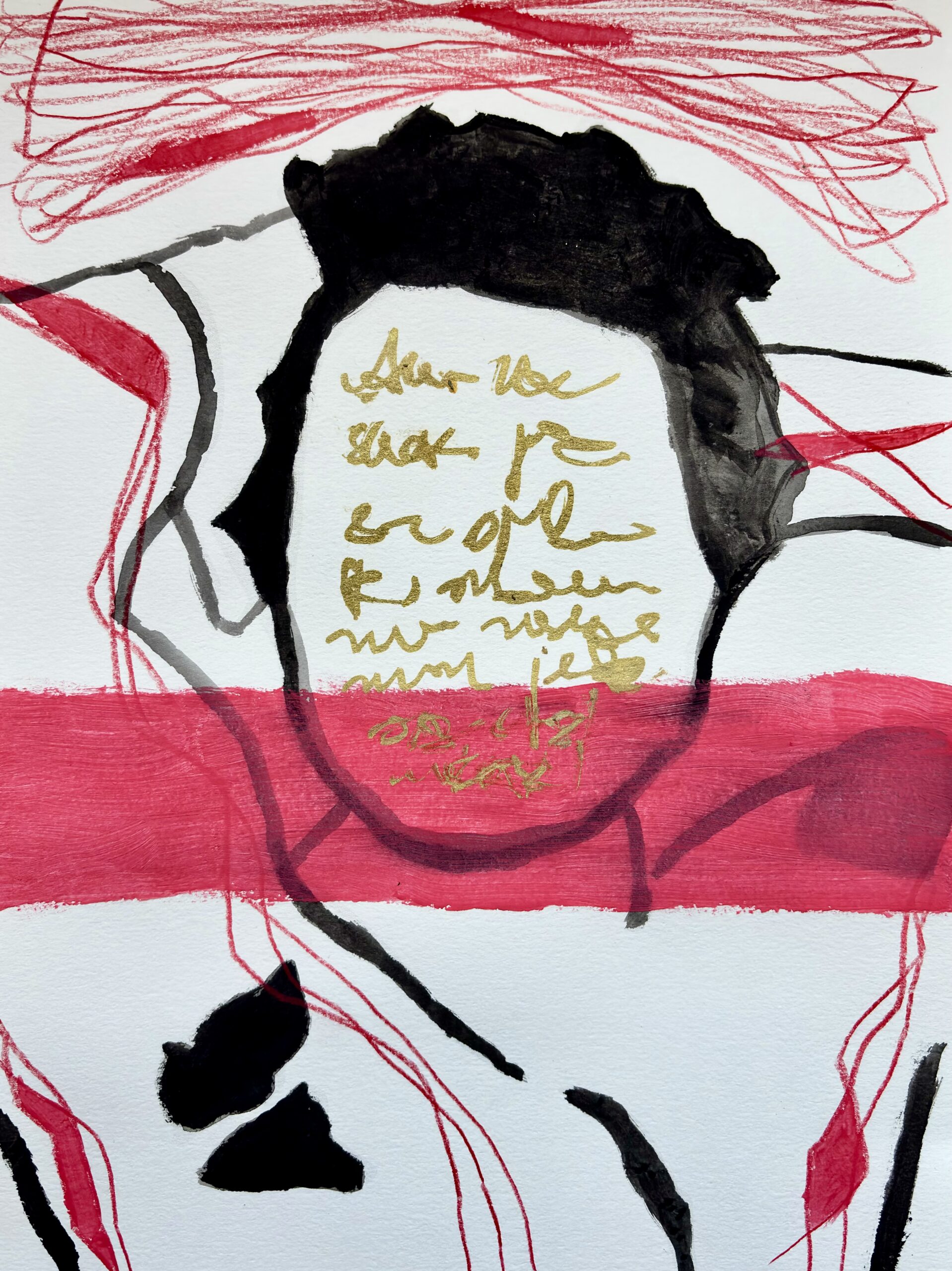 Merveilleux, 2025, Drawing and Painting on Paper